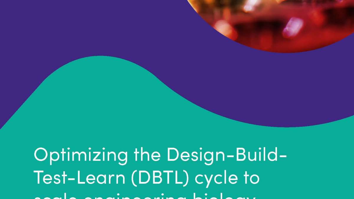 Optimizing the DBTL cycle to scale engineering biology